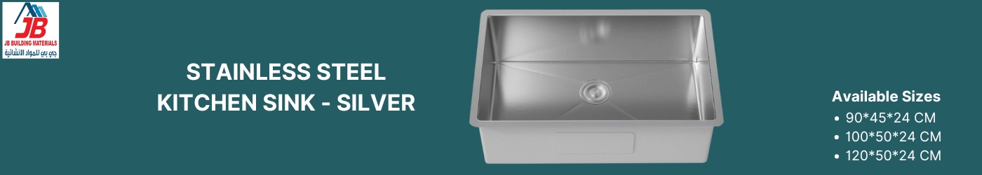 Stainless Steel Kitchen Sink - Silver