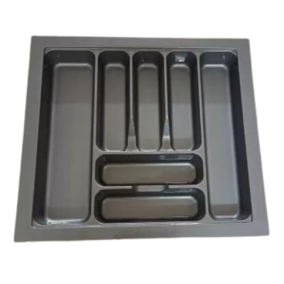 KF10 Cutlery Tray For Drawer Organizer - Grey