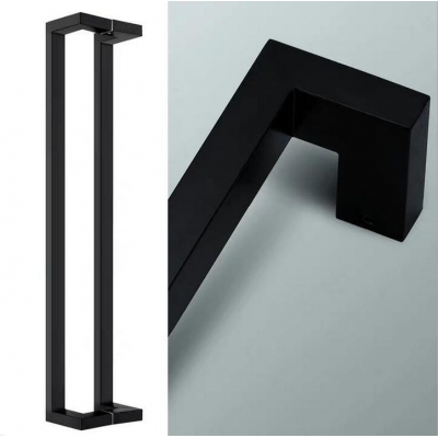 C Handle Stainless Steel Bend - Black