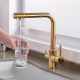 TP02 304 Stainless Steel 3 Way Tap - Gold