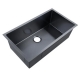 201 Stainless Steel  Kitchen Sink - Black Matt 