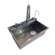 Stainless Steel Piano Sink With Accessories - Black 